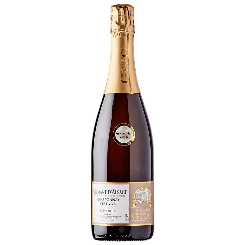 CREMANT CHARDONNAY EXTRA BRUT millésimé 2016- Domaine GILG